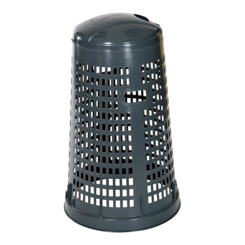 Abfallsammler Korb grau