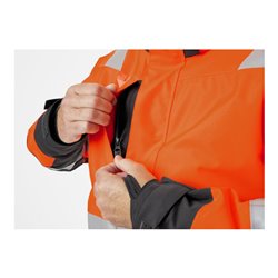 Helly Hansen Winterjacke ALNA, warnorange/ebony, Gr. XL