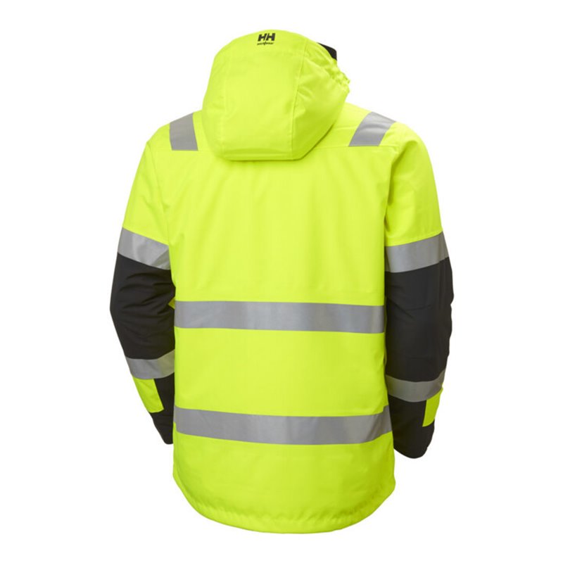 Helly Hansen Winterjacke ALNA, warngelb/ebony, Gr. 2XL