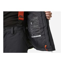 Helly Hansen Winterjacke ALNA, warngelb/ebony, Gr. XL