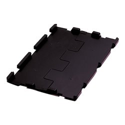 LA-KA-PE Klappdeckel schwarz f.Transport-Stapelkasten B600xT400 mm VE 4 Stk.