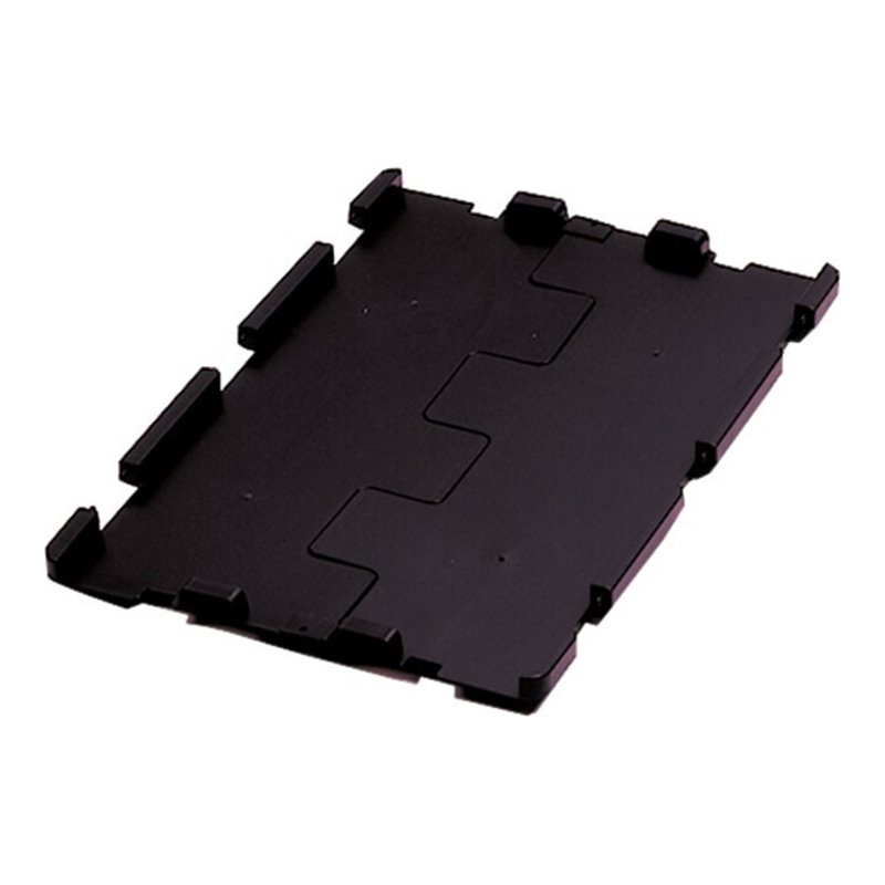 LA-KA-PE Klappdeckel schwarz f.Transport-Stapelkasten B400xT300 mm VE 4 Stk.
