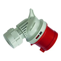 REV CEE-Winkelstecker 16 A rt-gr