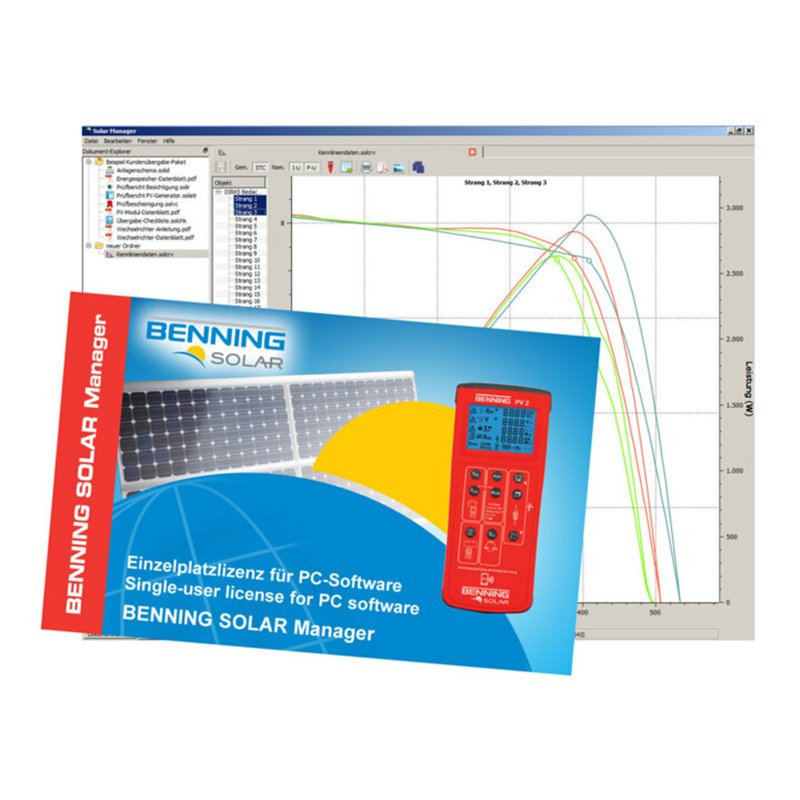 BENNING PC-Software SOLAR Manager
