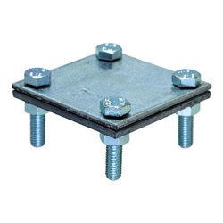 Obermoser Kreuzverbinder 60x60x4 M8x25 fvz. Fl/fl