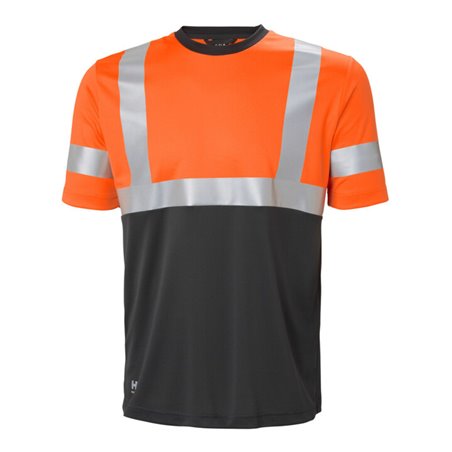 Helly Hansen Warn-T-Shirt ADDVIS, orange, Gr. XL