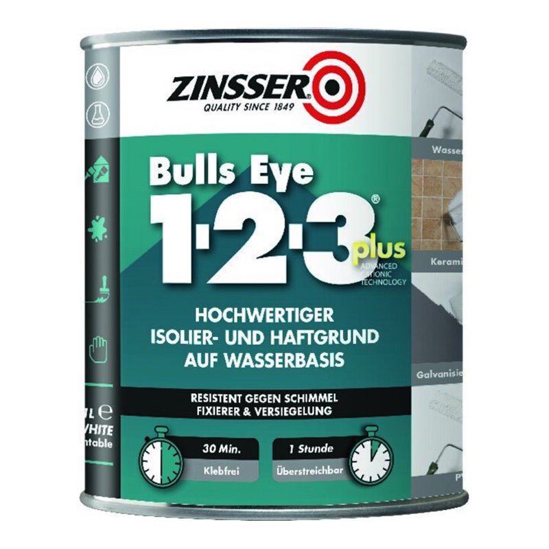 ZINSSER Bulls Eye 123 Plus 1L
