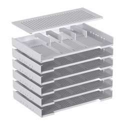 Hettich Stahlschubkasten Formularabla. mit Trennstegen Systema Top 2000 20576 KF aluopt.