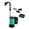 Gardena Akku-Regenfasspumpe 2000/2 18V P4A Ready-To-Use Set