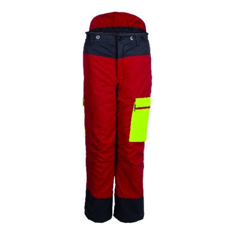 WATEX Bundhose Forest jack Red Gr. 58/60,rot/anth./gelb