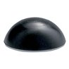 Wandpuffer Halbkugel schwarz, Durchmesser 32mm H:13mm