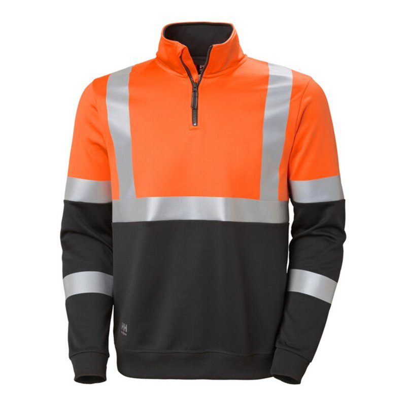 Helly Hansen Warn-Sweat-ZIP, orange, Gr. S