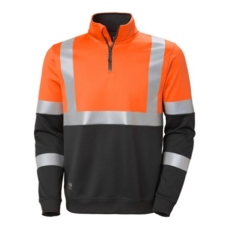 Helly Hansen Warn-Sweat-ZIP, orange, Gr. S