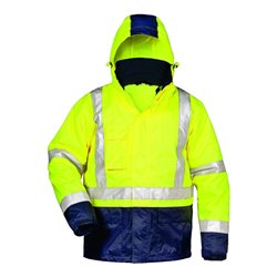 SAFESTYLE Warnschutzjacke Alf, Gr. S, gelb/marine