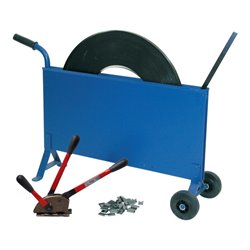 Stahlband-Umreifungsset fahrbar,16mm