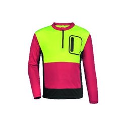 WATEX Forst-Shirt Forest Jack Red,Gr.M,rot/anthrazit/gelb