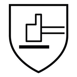 stronghand Handschuh 88 PAWA, gef., Schweinsleder, Gr. 10
