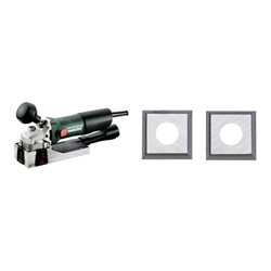 Metabo Bundle – Lackfräse LF 850 S (601049500) mit metaBOX 145 & 4 Hartmetall-Wendemesser als Ersatz