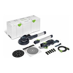 Festool Bundle – 4-teiliges Set mit LHS 2 225 EQI-Plus PLANEX & Schleifscheiben STF D225 P80, P100, P120 Granat
