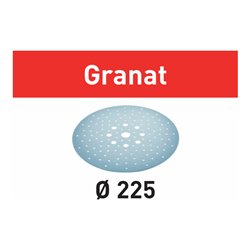 Festool Bundle – 4-teiliges Set mit LHS 2 225 EQI-Plus PLANEX & Schleifscheiben STF D225 P80, P100, P120 Granat