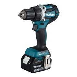Makita Akku-Bohrschrauber DDF484RTJ 18V / 5Ah mit 100-teiligem Zubehör-Set