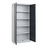 C+P Büro-Flügeltürenschrank Basis PLUS, 1950x930x400mm, 7035/7016