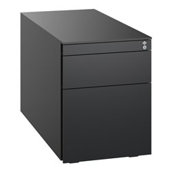 C+P Stahl-Rollcontainer, 563x430x781mm, 9005/9005