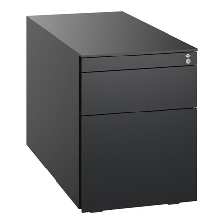 C+P Stahl-Rollcontainer, 563x430x781mm, 9005/9005