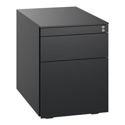 C+P Stahl-Rollcontainer, 563x430x581mm, 9005/9005