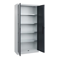 C+P Flügeltürenschrank Serie 89, 1950x930x400mm, 7035/7016
