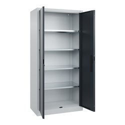 C+P Flügeltürenschrank Serie 89, 1950x930x500mm, 7035/7016