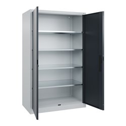 C+P Flügeltürenschrank Serie 89, 1950x1200x600mm, 7035/7016