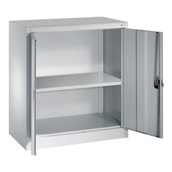 C+P Flügeltürenschrank Serie 13, H1000xB935xT400mm, 7035/7035