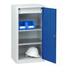 C+P Stahl-Flügeltürenschrank Serie 89, H1000xB100xT500mm, 7035/5010