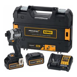 DEWALT Akku-Schlagschrauber 18V , inkl. 2 x Akkus (18 Volt / 4Ah) und System-Schnellladegerät