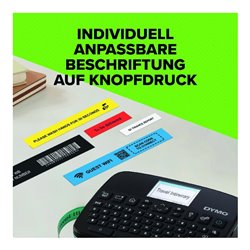 DYMO LabelManager Exectiv 640 CB D1-Bänder bis 24mm mit Li-Ion-Akku, Bluetooth