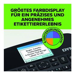 DYMO LabelManager Exectiv 640 CB D1-Bänder bis 24mm mit Li-Ion-Akku, Bluetooth