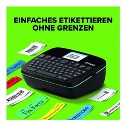 DYMO LabelManager Exectiv 640 CB D1-Bänder bis 24mm mit Li-Ion-Akku, Bluetooth