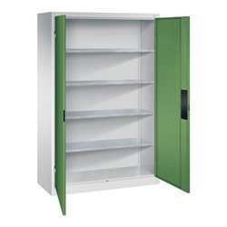 C+P Schwerlastschrank Acurado, 1950x1200x500mm, 7035/6011