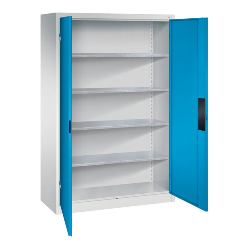 C+P Schwerlastschrank Acurado, 1950x1200x500mm, 7035/5012