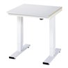 RAU Werktisch adlatus 300 elektrisch höhenverstellbar Arbeitsplatte mit Stahlblechbelag
