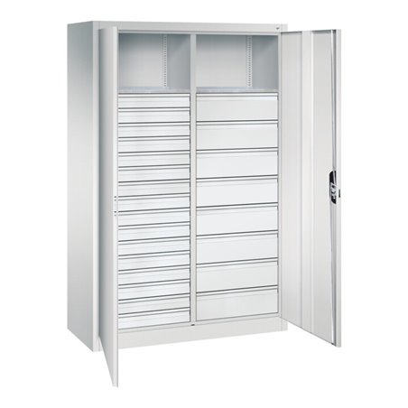 C+P Werkzeugschrank mit Schubladen Acurado, 1950x1200x500mm, 7035/7035