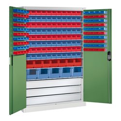 C+P Magazinschrank Acurado, 1950x1200x500mm, 7035/6011