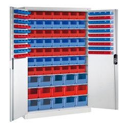 C+P Magazinschrank Acurado, 1950x1200x500mm, 7035/7035