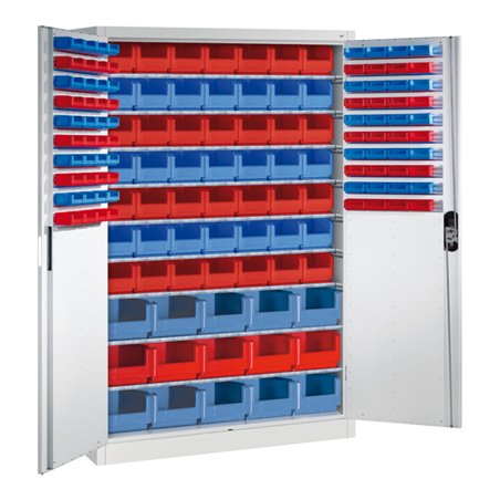 C+P Magazinschrank Acurado, 1950x1200x500mm, 7035/7035