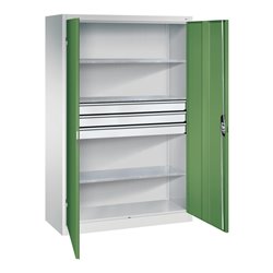 C+P Werkzeugschrank mit Schubladen Acurado, 1950x1200x500mm, 7035/6011