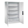 C+P Schwerlastschrank mit Schubladen Acurado, 1950x1200x500mm, 7035/7035