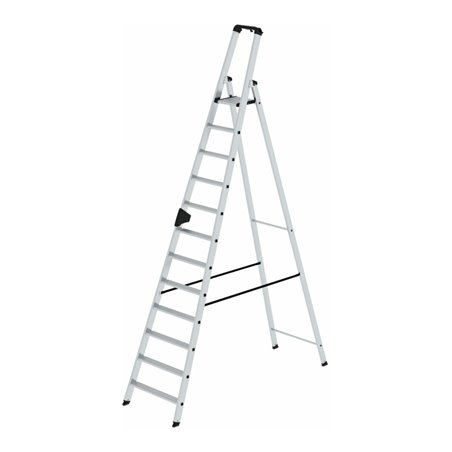 MUNK Aluminium-Stufenstehleiter einseitig begehbar