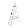 MUNK Aluminium-Stufenstehleiter einseitig begehbar