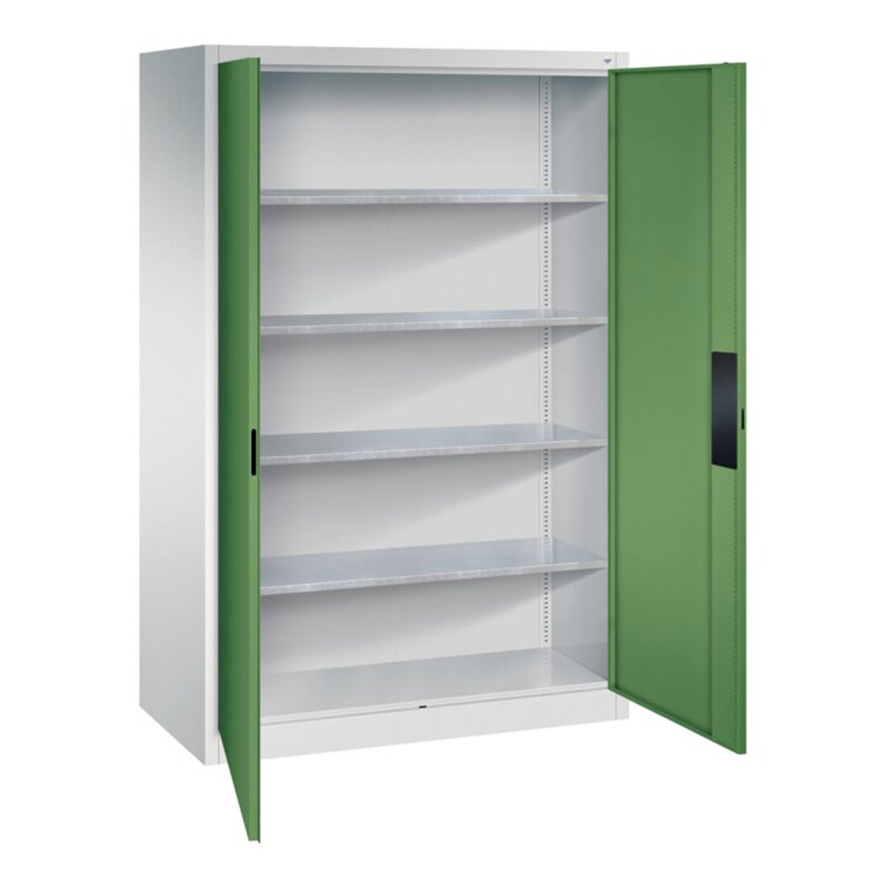 C+P Schwerlastschrank Acurado, 1950x1200x600mm, 7035/6011